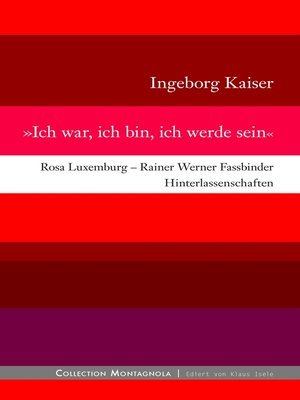 cover image of Ich war, ich bin, ich werde sein
